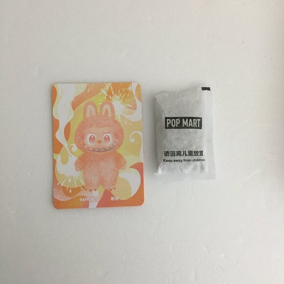 POP MART Labubu The Monster Big Into Energy HAPPINESS (US SELLER)(Box Opened) - Picture 4 of 12